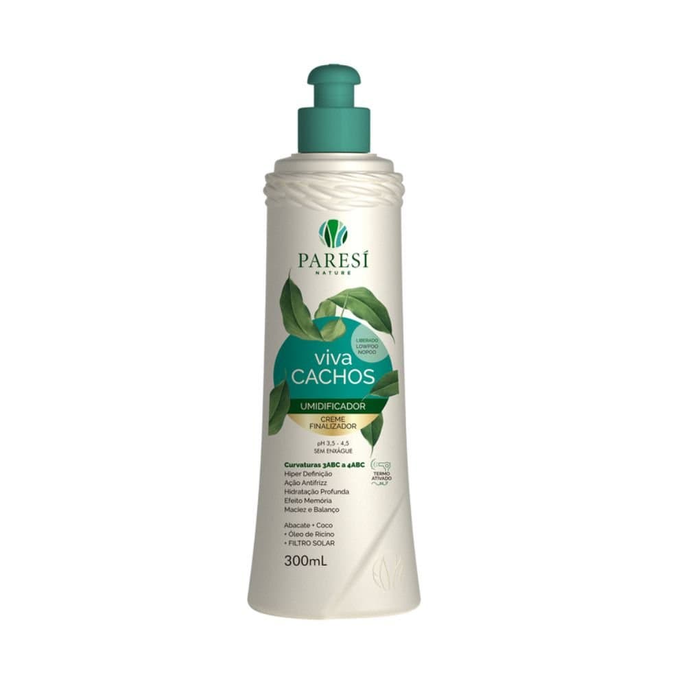Umidificador Creme Finalizador Viva Cachos 300ML Paresí Nature