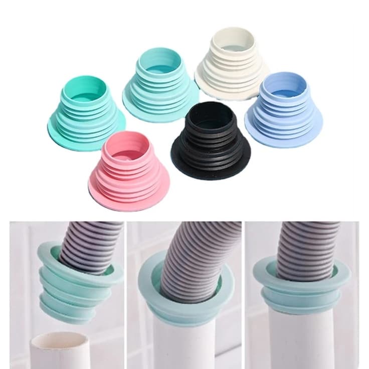 Tubo De Esgoto Para Mangueira De Banho Plugue/Diário Doméstico Silicone Máquina De Lavar Roupa Anel De Vedação Estendida