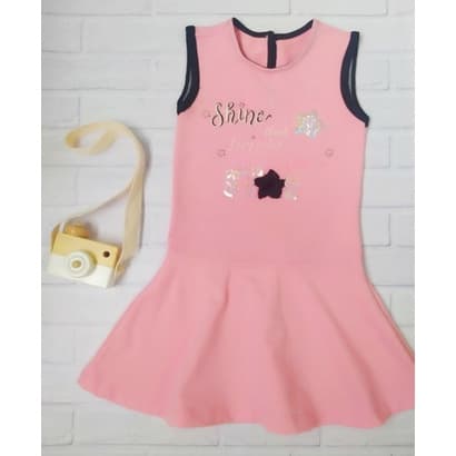 Vestido Infantil Em Cotton Alta Qualidade Moda Infantil