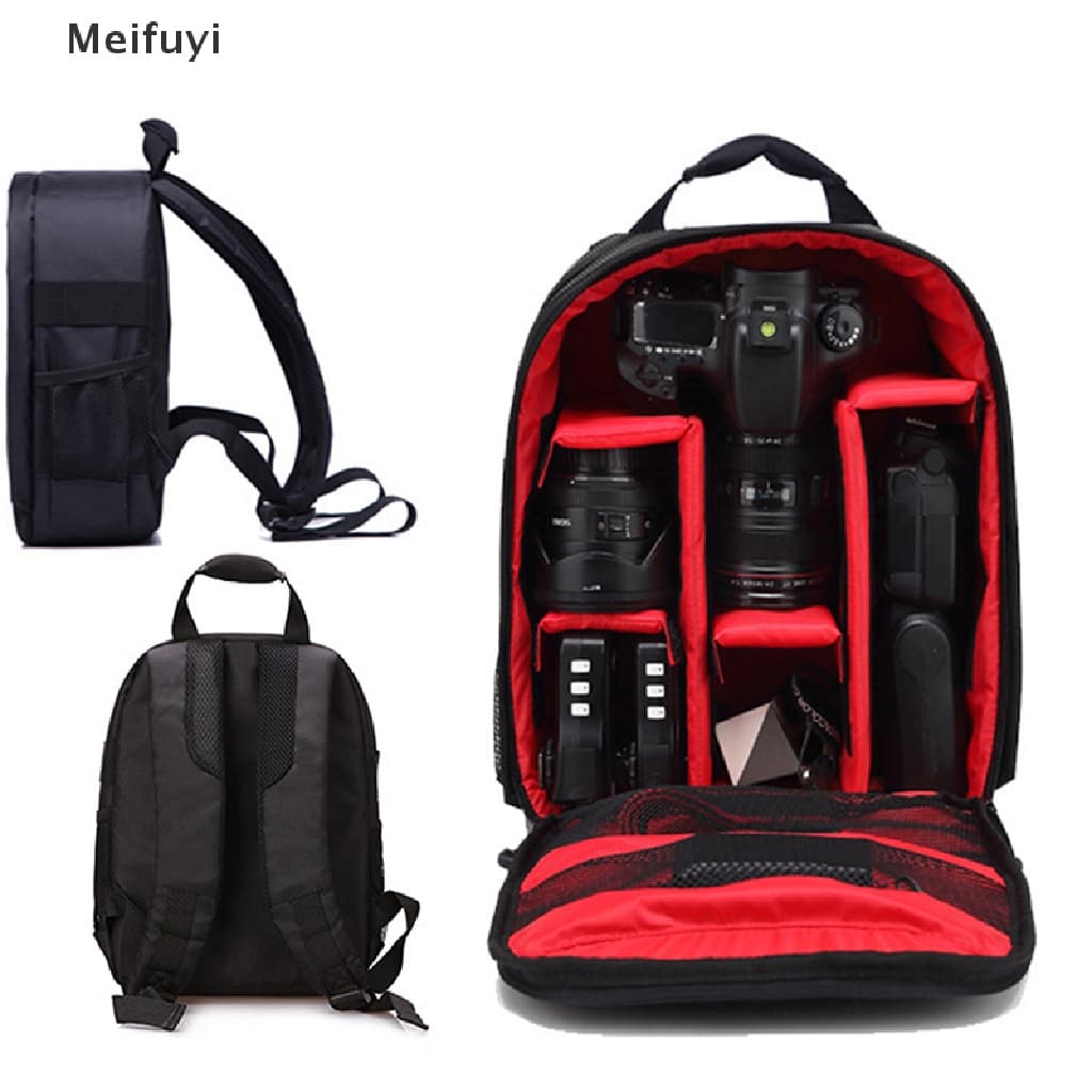 [Meifuyi] Câmera SLR À Prova D'água Soft Caso Bolsas Mochila Para COD