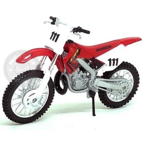 Miniatura Moto Honda Cr250r Vermelha Maisto 1/18