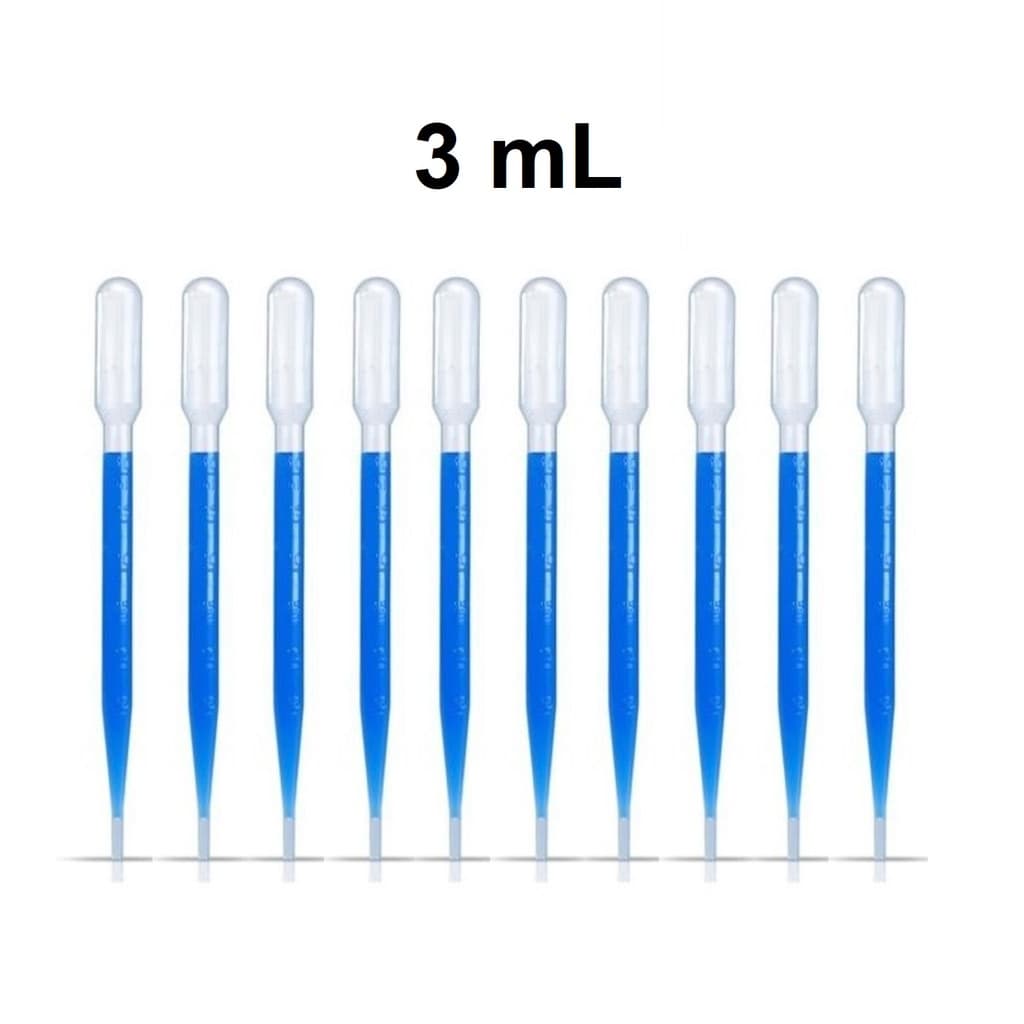 kit 10 unidades Pipeta pasteur 3 mL