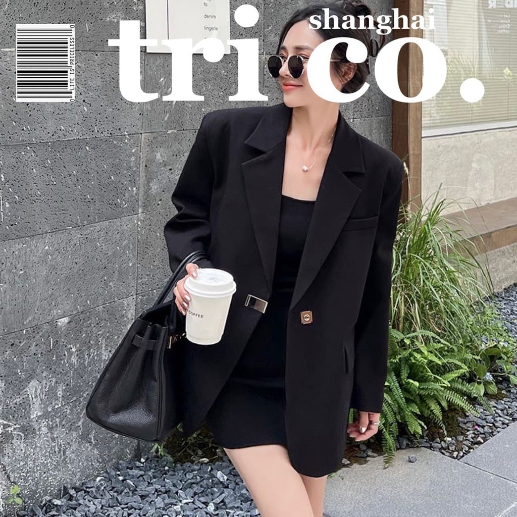 Terno Jaqueta Feminina designer Sênior Leve E Respirável blazer oversize 2023 Primavera Outono Solto casual Topo