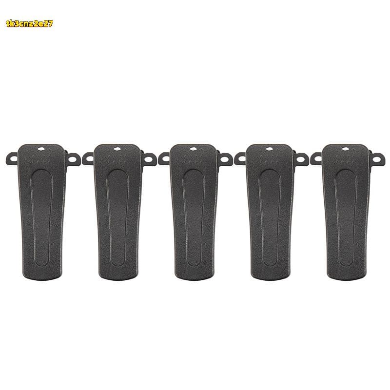 5pçs Clipe De Cinto Para Rádio Modelo Quente H777 BF-666S 777S 888S 66s 777S 88s Acessórios Walkie Talkie Grampos Preto