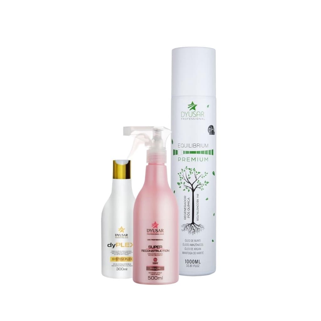 Kit Reparação E Equilibrio pH Capilar Com Queratina E Plex