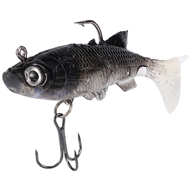 5 Pçs/Lote Isca Macia 8cm 14g Wobblers Artificial Iscas De Pesca Mar Carpa Chumbo Peixe Jig