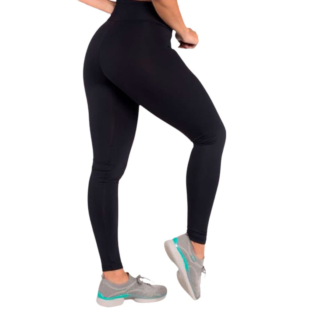 Calça Legging Cintura Alta Wolfox Tecido Grosso Envio Rápido