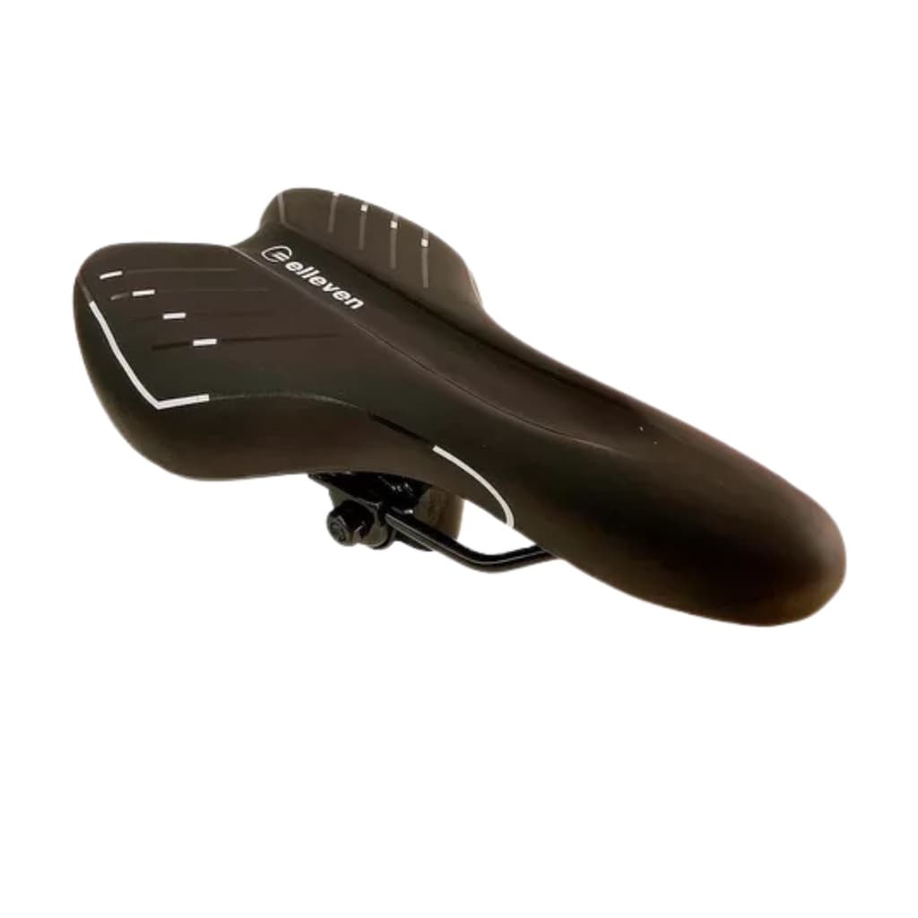 Selim Elleven Mtb Speed Preto Com Branco Macio E Confortavel