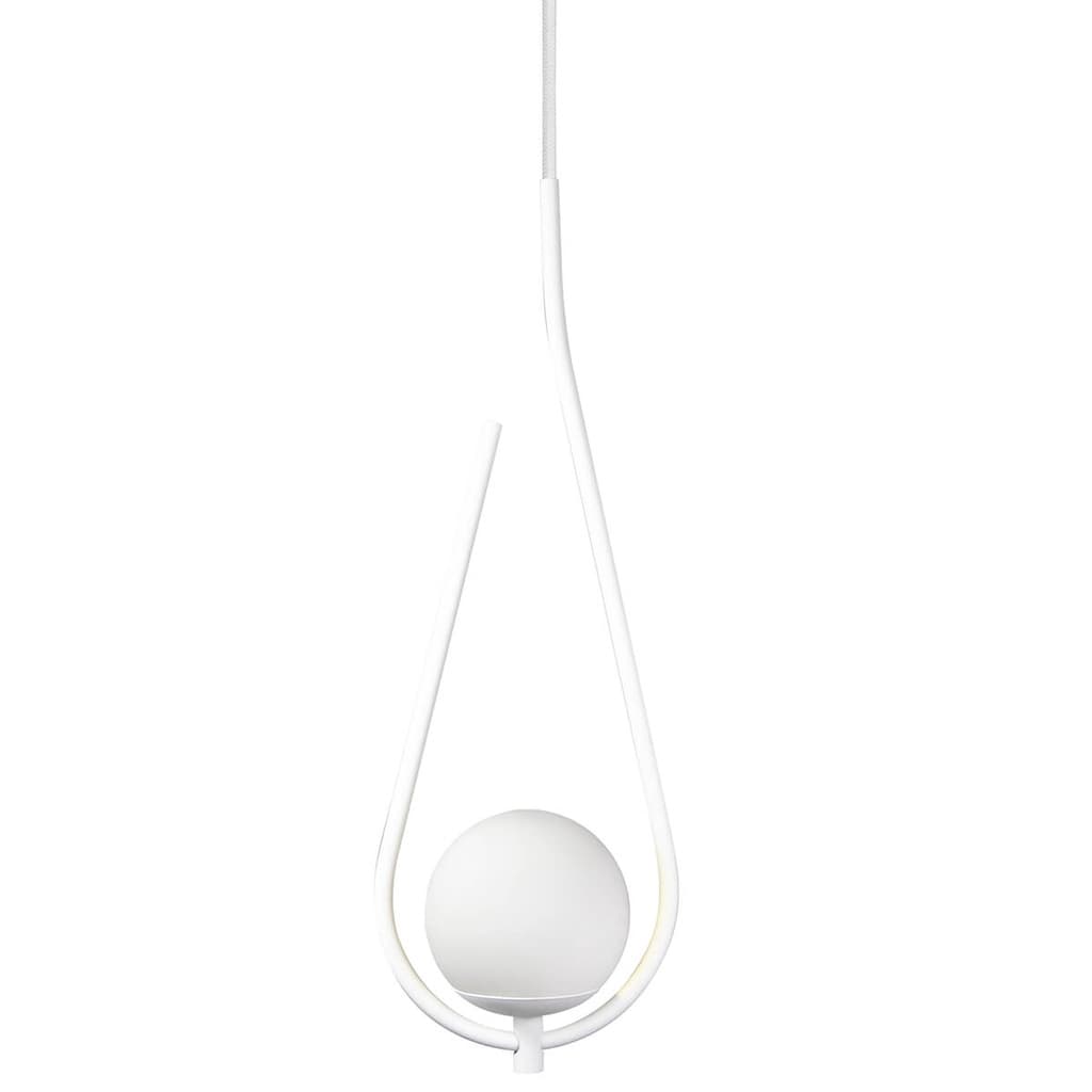 Pendente Lustre On Drop BRANCO globo de vidro BRANCO