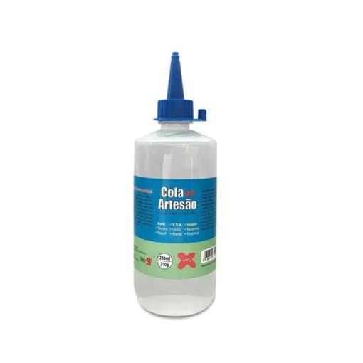 5 Cola Do Artesão (cola De Silicone Liquido) 250ml