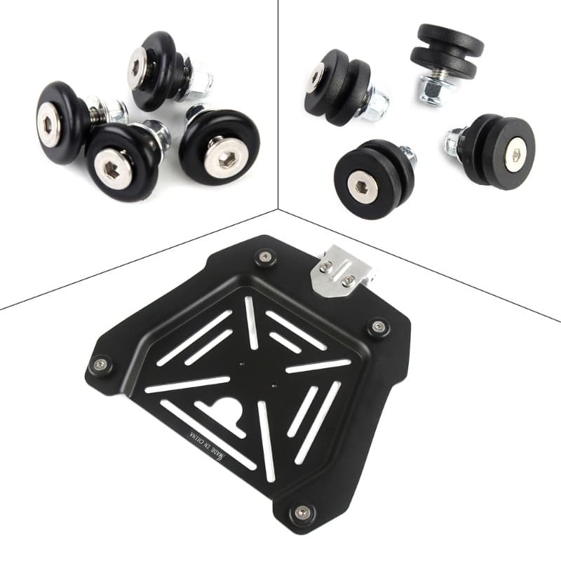 Kool 4 Pack Universal Motocicleta Bagagem Traseira Caixa Superior Tail Top Box Capacete Suporte de Baú