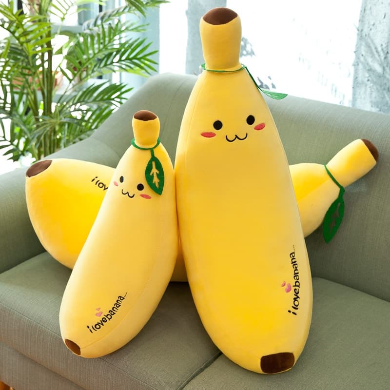 1152 Simulação Fruta Banana Brinquedo Infantil Ragdoll Banana Pelúcia Boneca Travesseiro Brinquedo Infantil Slime Presen