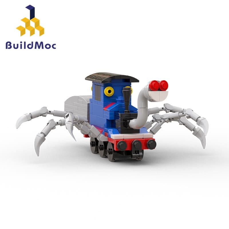 Blocos De Construção Modelo De Trem Aranha Brinquedo Educativo Criativo Para Crianças Halloween