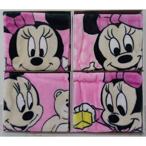 Cobertor Bebe Disney Baby Infantil Minnie Raschel - Manta