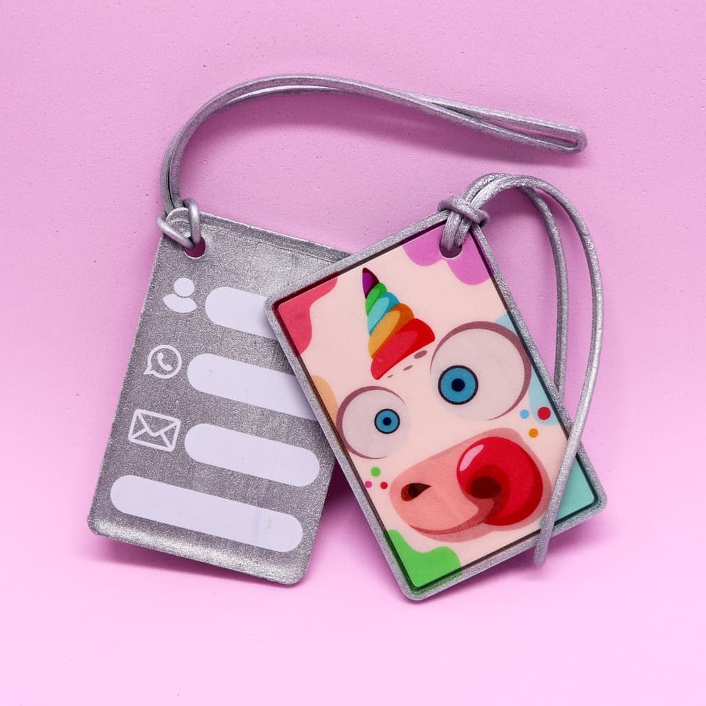 TAG DE MALA E MOCHILA UNICÓRNIO