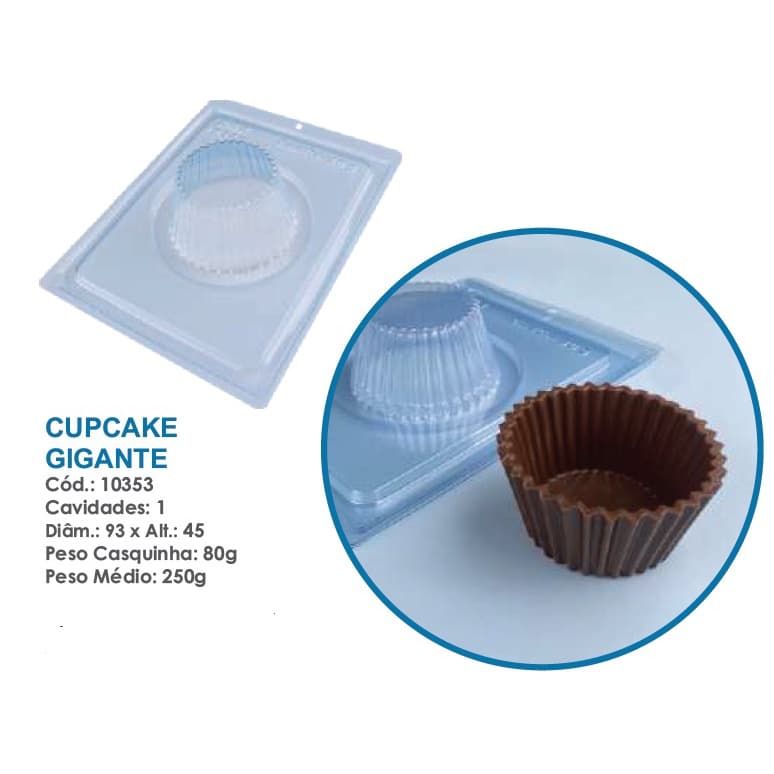 Forma Silicone Bwb 3 Partes CUPCAKE GIGANTE COD:10353
