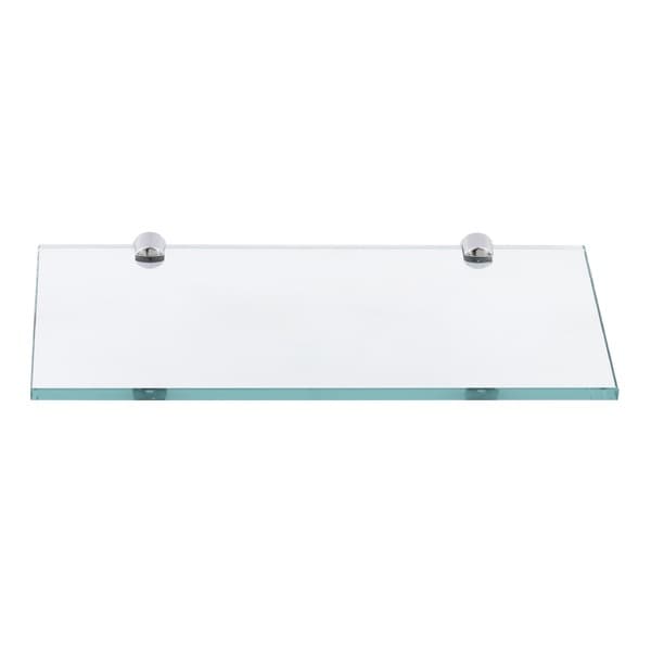 2 Prateleiras Para Banheiro Em Vidro 30x10 cm