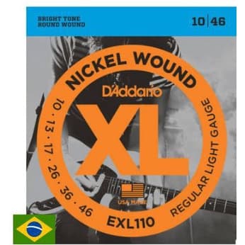 Encordoamento cordas guitarra daddario Exl110 010 0.10 ORIGINAL USA "aproveite poucas unidades"
