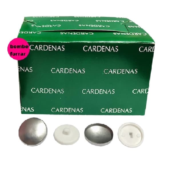 20 Und Botão De Forrar Bombe Cardenas N.10 *