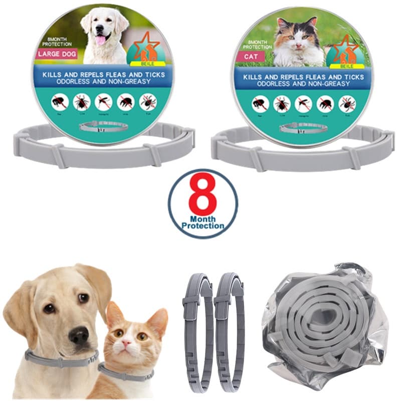 Coleira Para Pulgas Em Vitro , Colarinho De Cães E Gatos Ajustável Cachorros