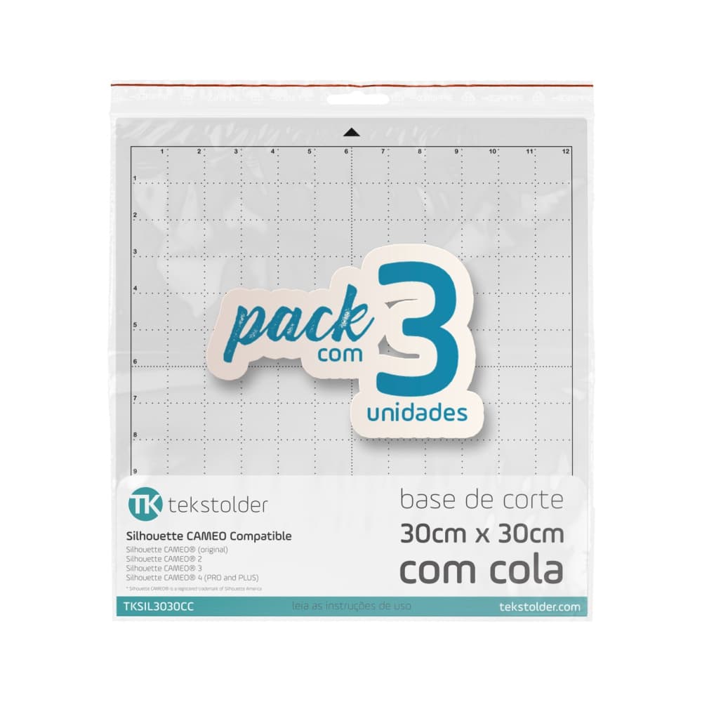 Kit 3 Bases de Corte Silhouette Cameo 30x30 - TK