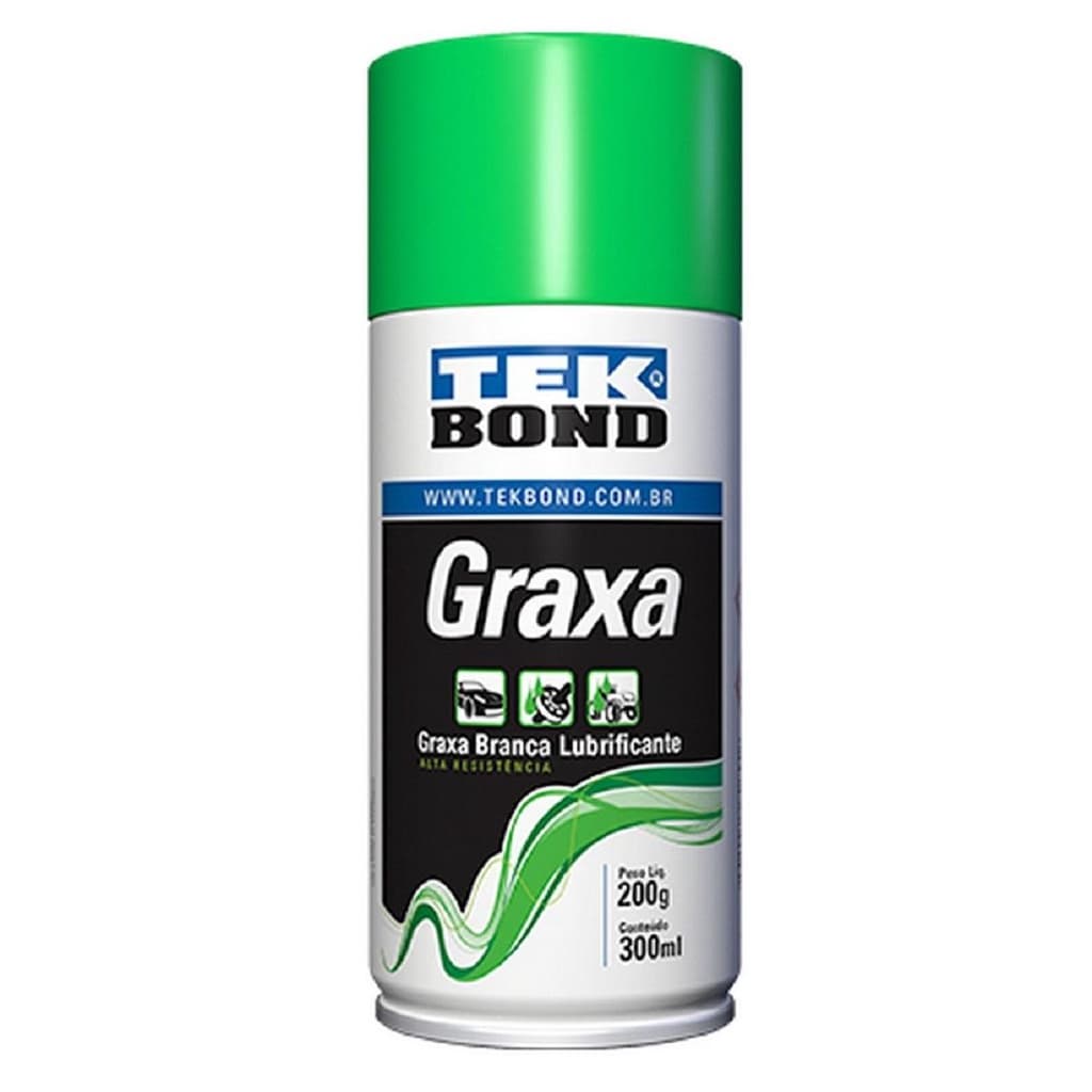 Graxa Branca Spray Aerosol Lubrificante Multiuso 300 ml