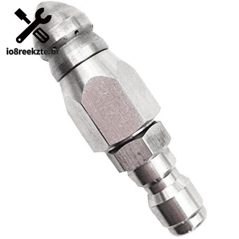Bico De Jato De Esgoto De Arruela De Pressão Com Aço Inoxidável , Design Durável , Conector Rápido De 1/4 Polegadas
