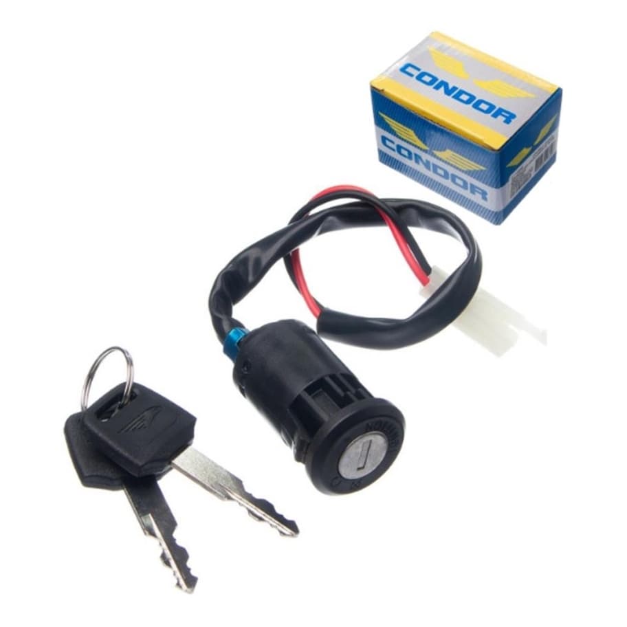 Chave Ignição Contato CG 125 2003-2008 KS/ES Condor +2 Chaves