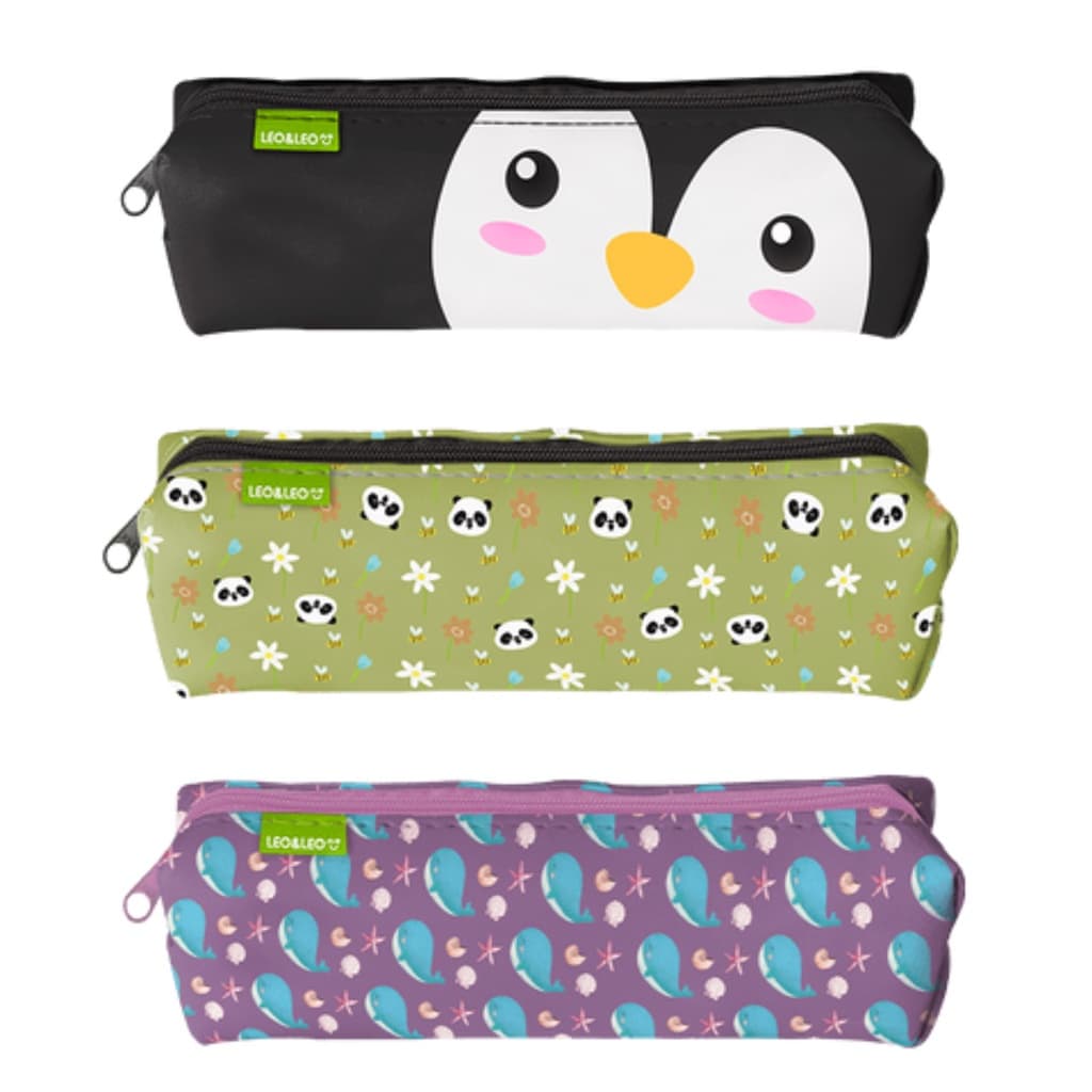 Estojo Tubo Várias Estampas Leo e Leo un