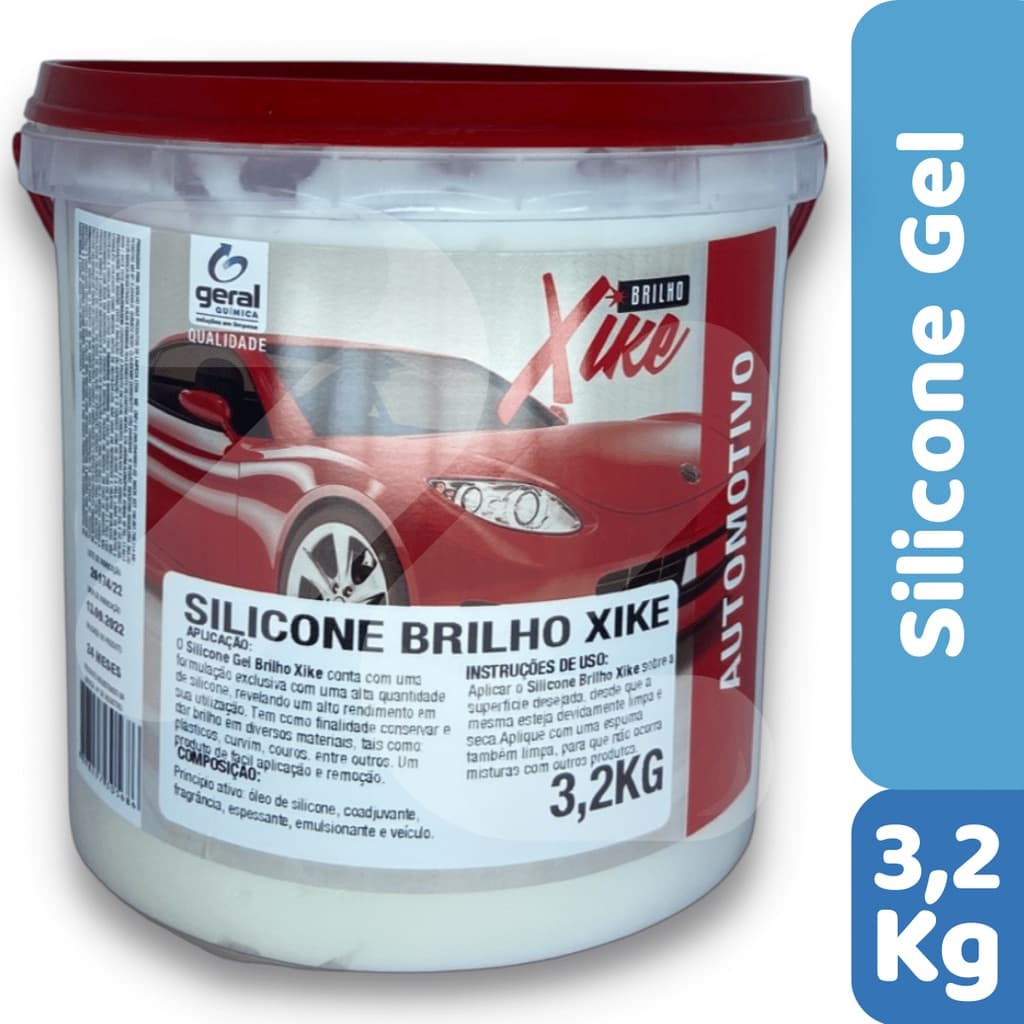Silicone Gel Brilho Xike | Automotivo| Super Premium - 3,2Kg