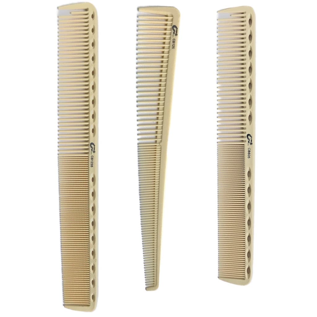 Kit Pentes Carbono De Corte Barbeiro Profissional