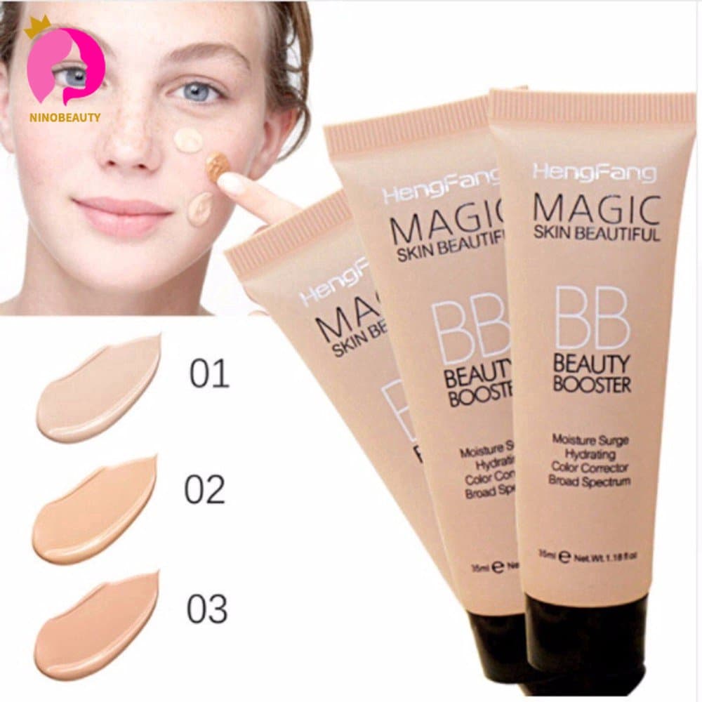 BB Cream Base Facial Cobertura Completa À Prova D'água De Longa Duração/Creme Corretivo Clareador/Maquiagem Coreana
