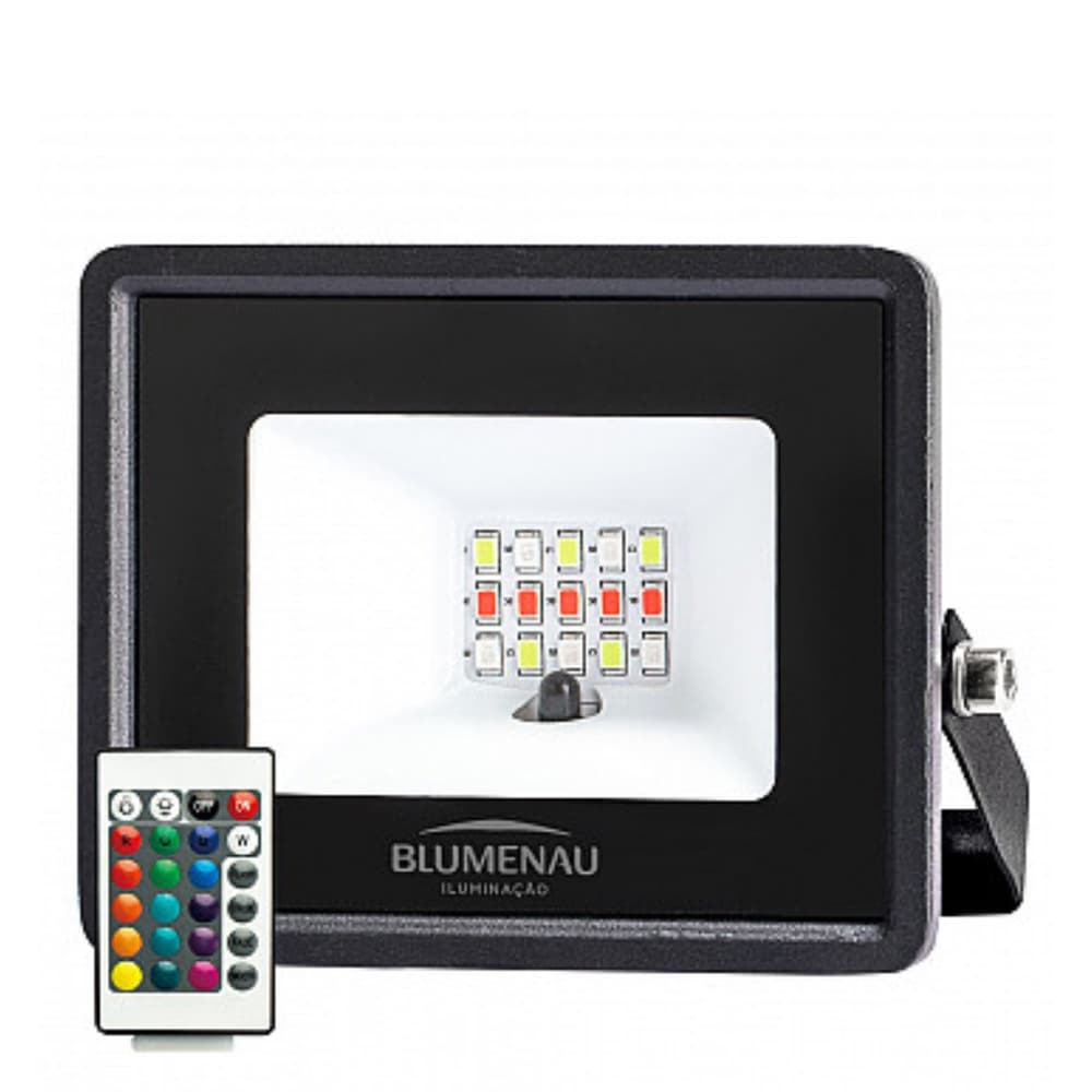 Refletor Led Tech Alum. 20w RGB IP65 Blumenau