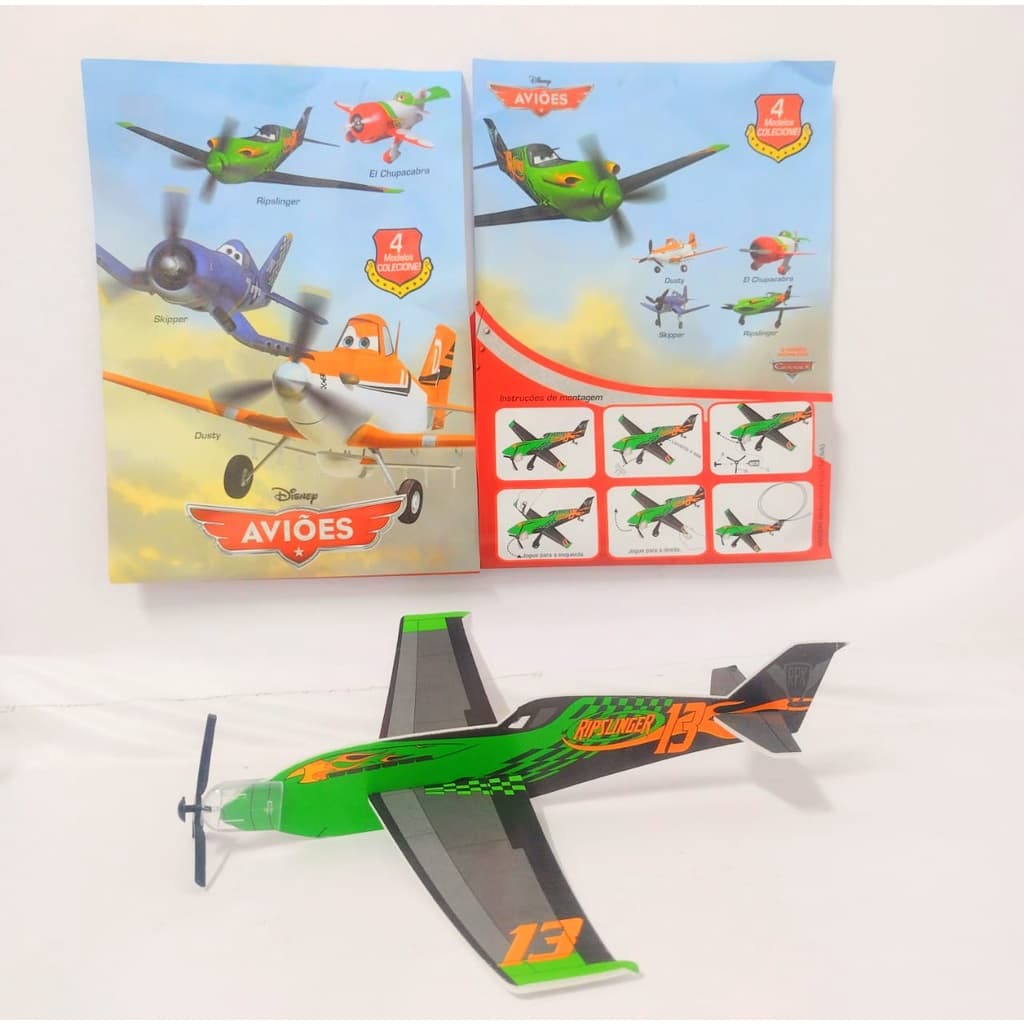 Kit Com 4 Planadores Avião Radicais  De Brinquedo Do Filme Aviões Da Disney kit lembrança