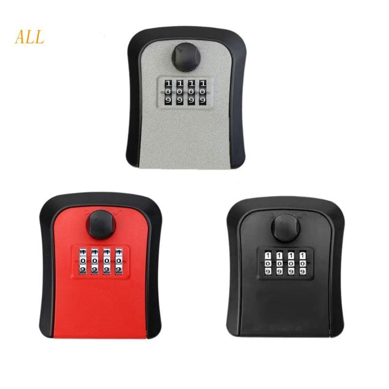 ALL Box Combinação 4 Dígitos Lockboxs Cofre Chave Montado Parede Para Home
