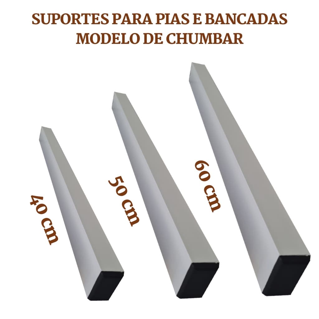 Suporte para Chumbar Grapa para Bancada Pia de Granito Mármore Tanque Concreto