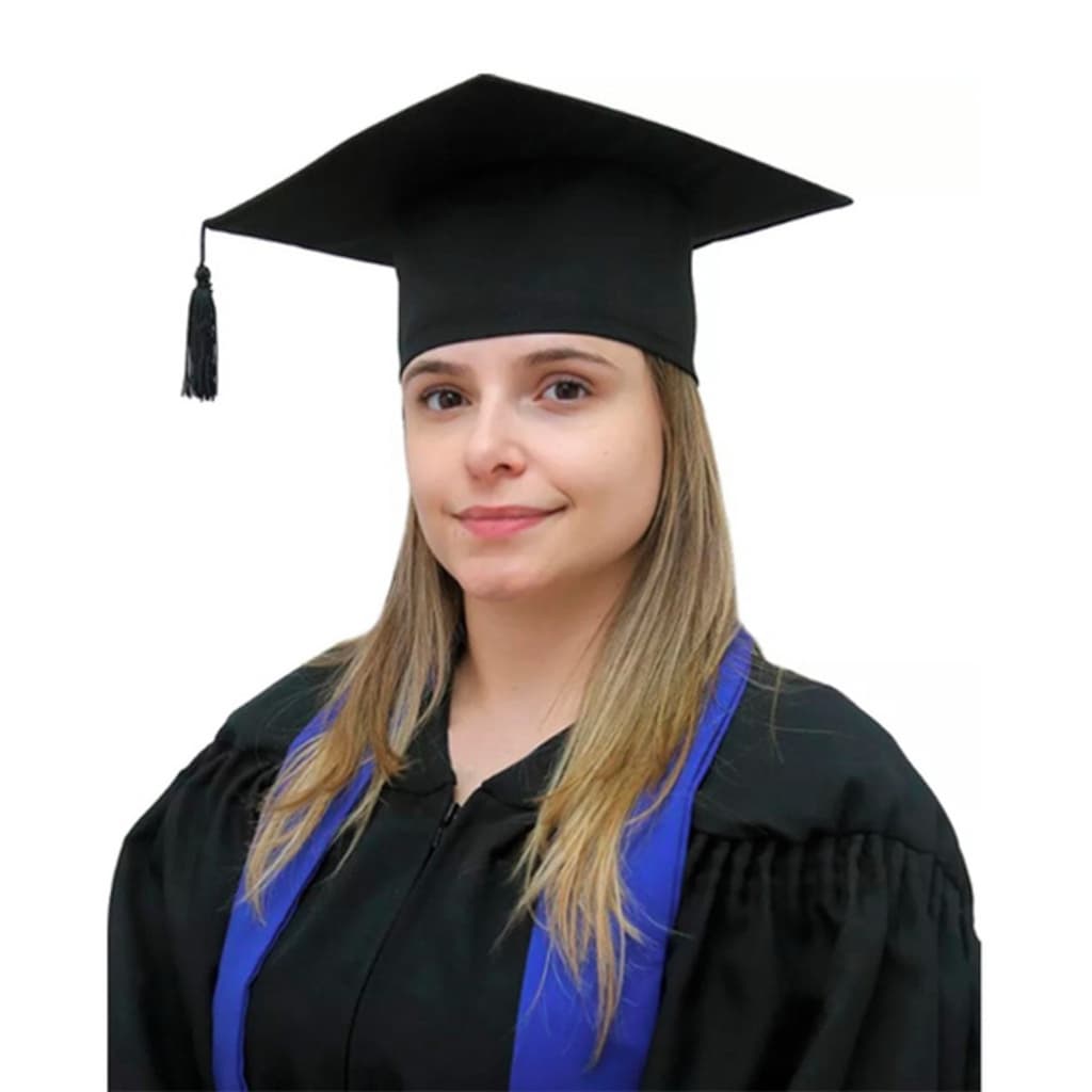 Capelo para formatura 100 unidades