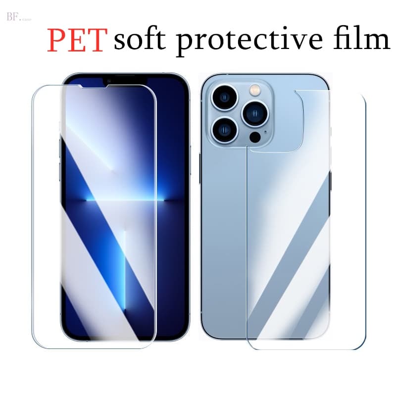 Película Protetora Macia De Tela PET Para Iphone 14 13 12 11 Pro Max XR XSMAX Filme Traseiro Não Rasgado E Rasqueante
