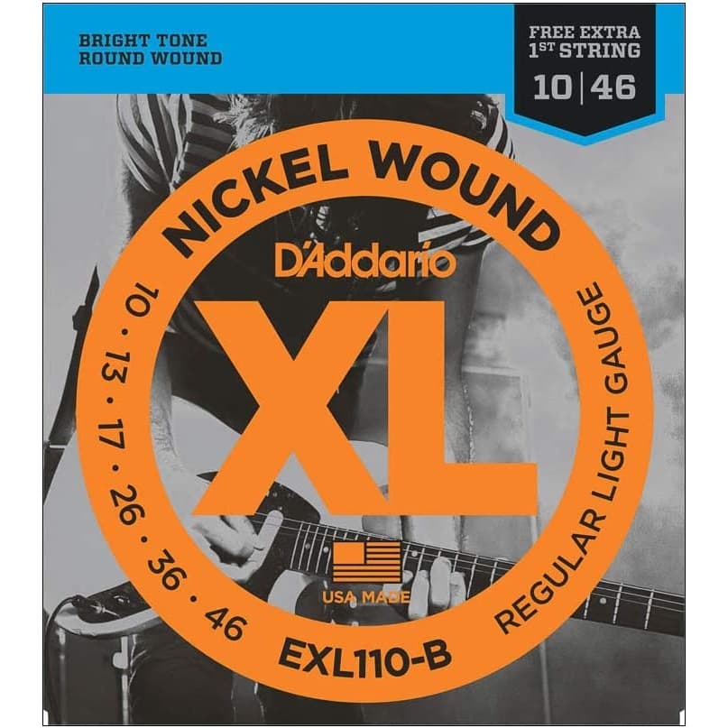 ENCORDOAMENTO DADDARIO EXL110B CORDAS PARA GUITARRA 010 046