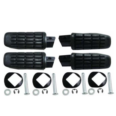Pedaleira Completa Cbx250 Twister Cb300 Cbx200 Strada Titan 150 Sport 4 Peças NT