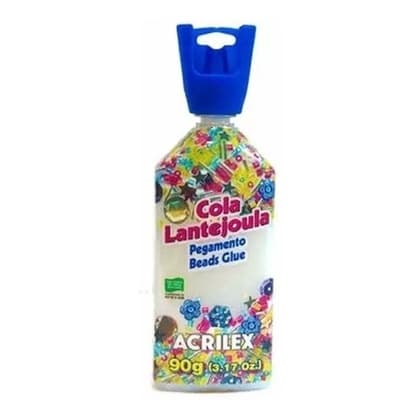 1 Cola Lantejoula Acrilex 90g GRANDE