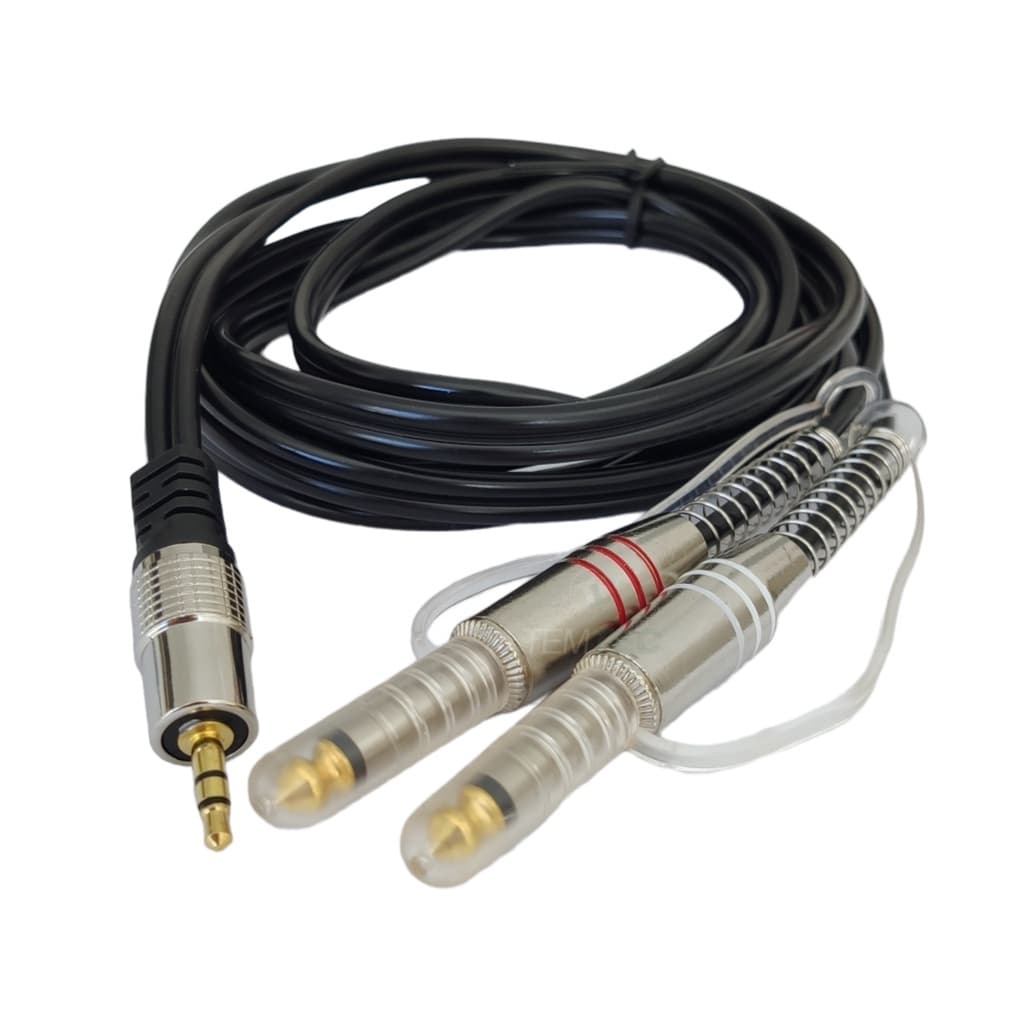 CABO P2 ESTÉREO PARA 2 P10 MONO 2M PREMIUM PROFISSIONAL