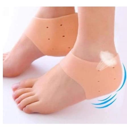 Protetor De Calcanhar Em Silicone Gel Macio Para Conforto Mulher E Homem