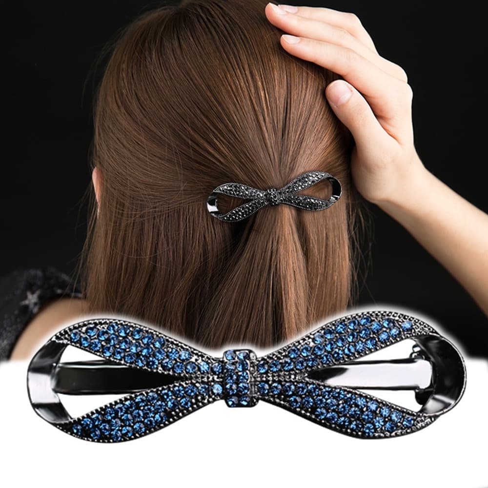 Grampos De Cabelo Em Arco De Cristal Para Moda Feminina Rhinestone Clipes Barrettes Ferramentas De Estilo Acessórios Presente