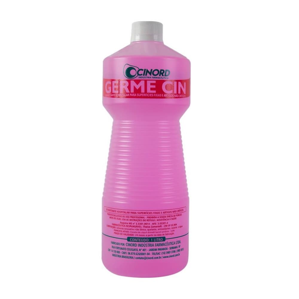 Germe Cin 01 Litro Quat. Amônio. 1,6%