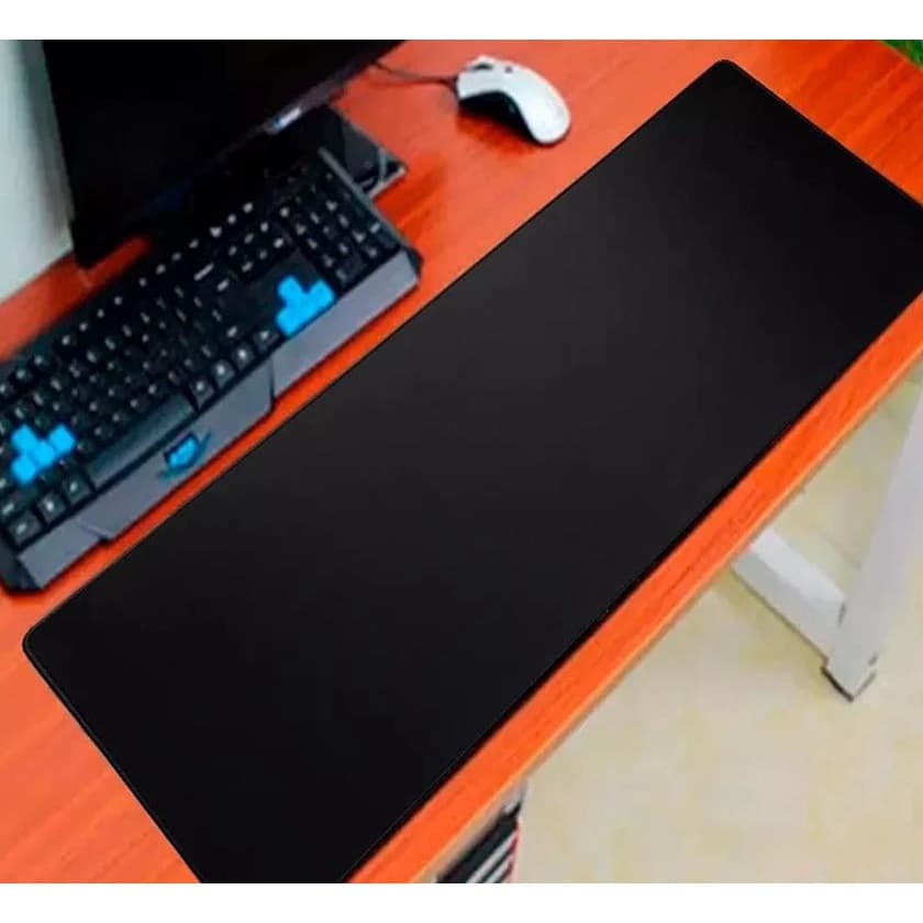 Mouse Pad Gamer Grande Preto 70x35x3mm Pc Teclado Envio Ja