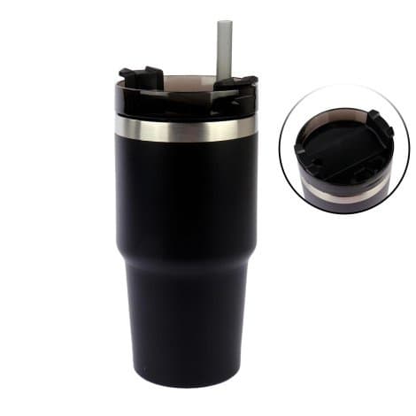 Copo Termico de Inox 900ml com Canudo Color