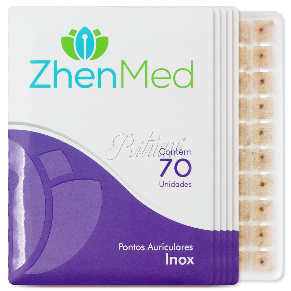 Ponto Auricular Inox 350 Pontos Acupuntura Auricular ZhenMed