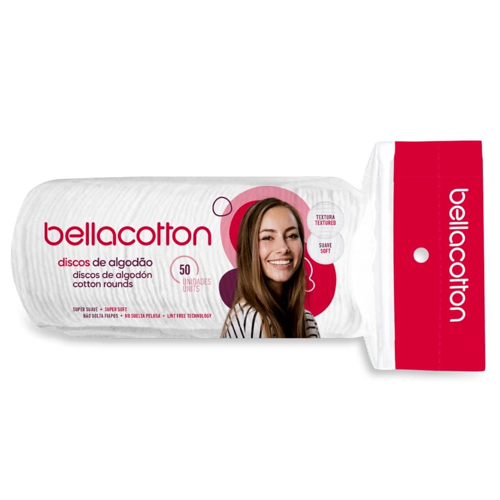 Discos de Algodão com 50 unid - Bellacotton