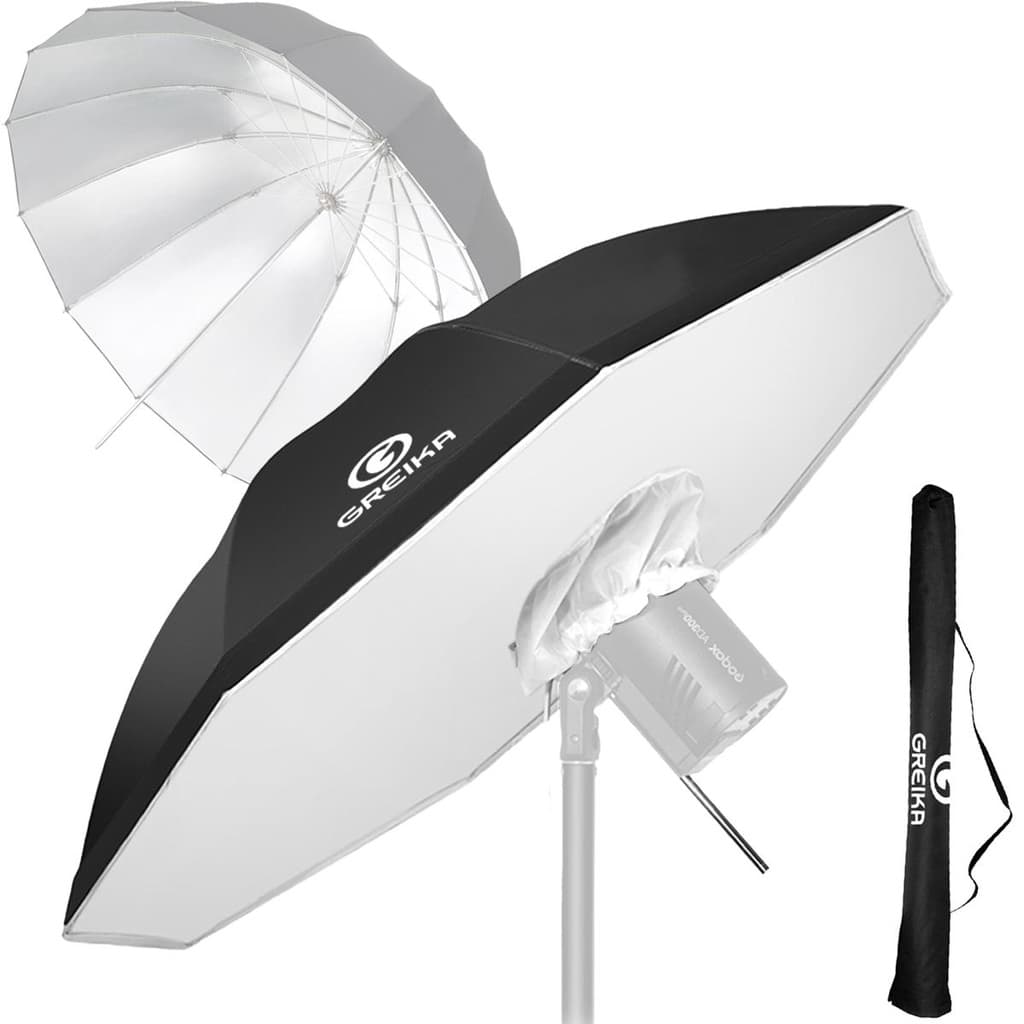 Softbox Tipo Sombrinha White Bounce Com 150 Cm